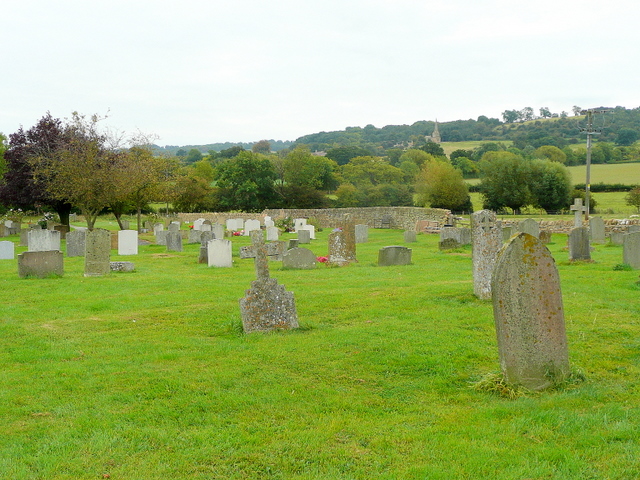 Willersey Cemetery view beyond