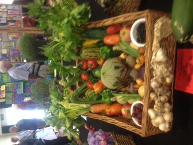 Produce basket at the Willersey Show