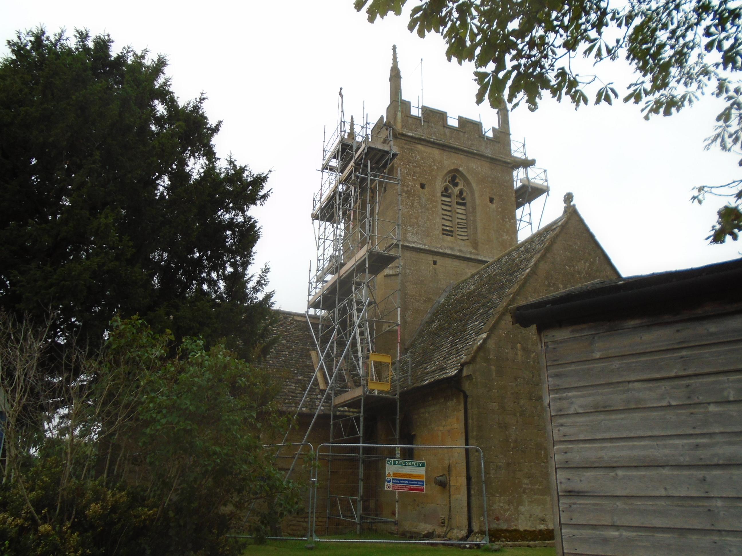 St Peter's scaffolding1